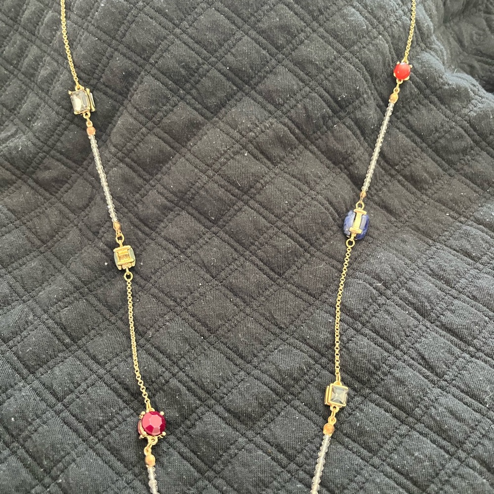 LOFT Multicolor Gemstone Necklace